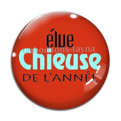 Cabochon chieuse, cabochon résine, verre rond différente taille