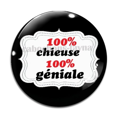 Cabochon chieuse, cabochon résine, verre rond différente taille