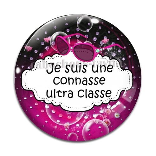 Cabochon connasse, cabochon résine, verre rond différente taille
