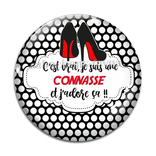 Cabochon connasse, cabochon résine, verre rond différente taille