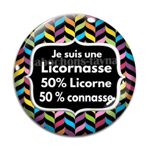 Cabochon connasse, cabochon résine, verre rond différente taille