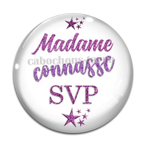Cabochon connasse, cabochon résine, verre rond différente taille
