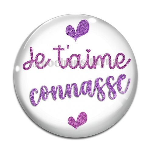 Cabochon connasse, cabochon résine, verre rond différente taille