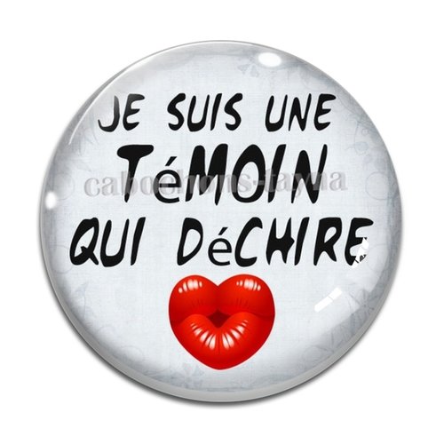 Cabochon une témoin qui déchire, cabochon résine, verre rond différente taille