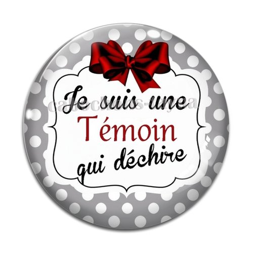 Cabochon une témoin qui déchire, cabochon résine, verre rond différente taille