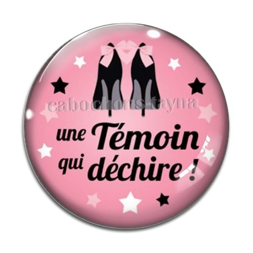 Cabochon une témoin qui déchire, cabochon résine, verre rond différente taille