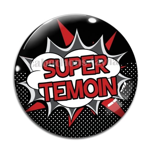 Cabochon un super témoin, cabochon résine, verre rond différente taille