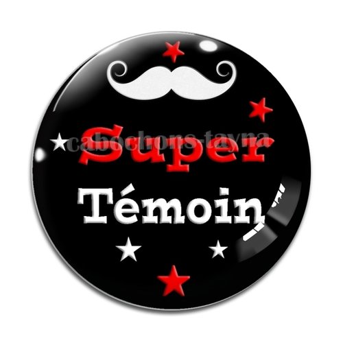 Cabochon un super témoin, cabochon résine, verre rond différente taille
