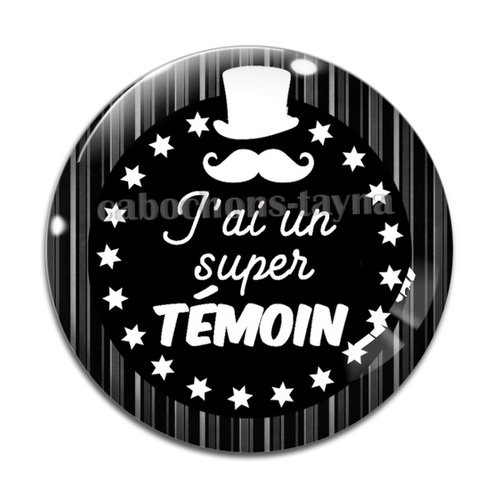 Cabochon un super témoin, cabochon résine, verre rond différente taille