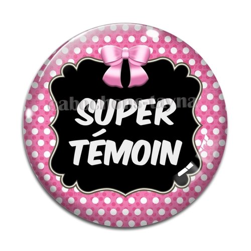 Cabochon un super témoin, cabochon résine, verre rond différente taille