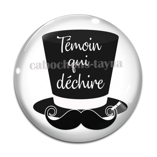 Cabochon un témoin qui déchire, cabochon résine, verre rond différente taille