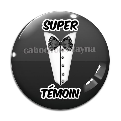 Cabochon un super témoin, cabochon résine, verre rond différente taille