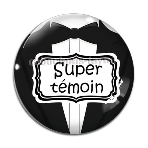 Cabochon un super témoin, cabochon résine, verre rond différente taille