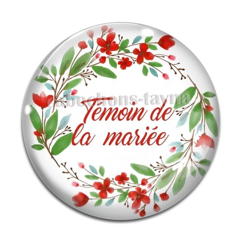 Cabochon témoin de la mariée, cabochon résine, verre rond différente taille