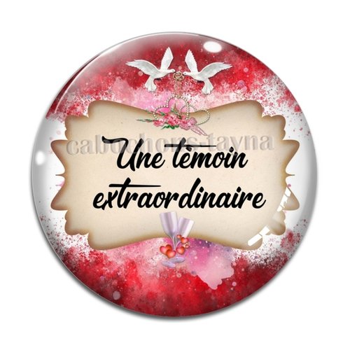 Cabochon témoin extraordinaire, cabochon, résine, verre rond différente taille