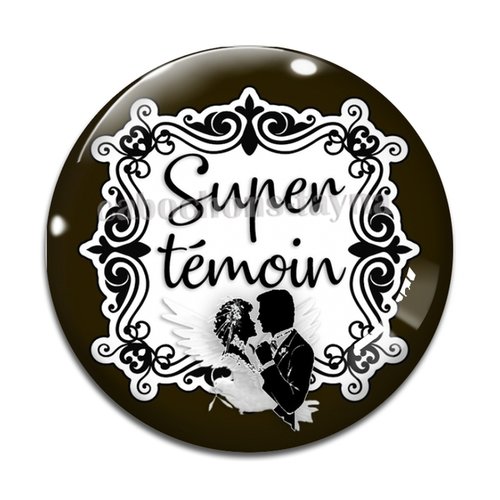 Cabochon super témoin, cabochon résine, verre rond différente taille