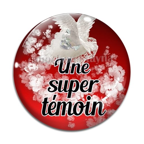Cabochon super témoin, cabochon résine, verre rond différente taille