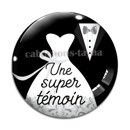 Cabochon super témoin, cabochon résine, verre rond différente taille
