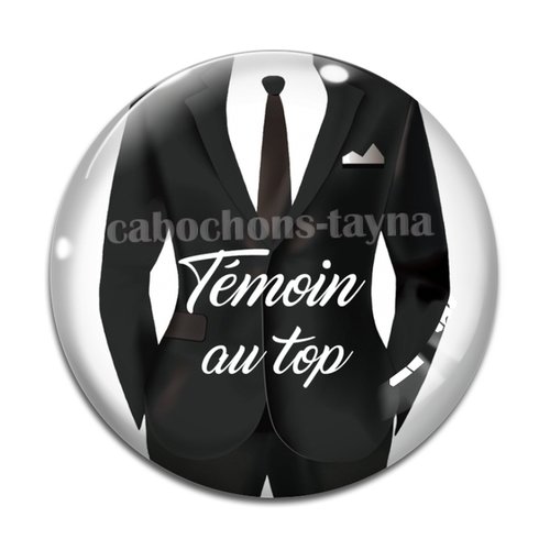 Cabochon  témoin, cabochon résine, verre rond différente taille