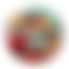 Cabochon chouette amie, cabochon résine, verre rond différente taille