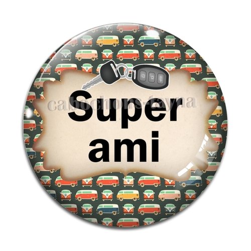 Cabochon super ami, cabochon résine, verre rond différente taille