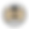 Cabochon je suis une amie qui déchire, cabochon résine, verre rond différente taille