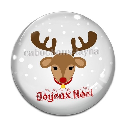 Cabochon joyeux noël, cabochon résine, verre rond différente taille