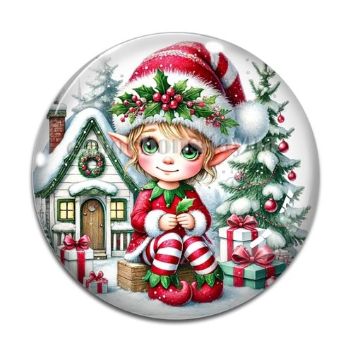Cabochon lutin, résine ou en verre différente taille