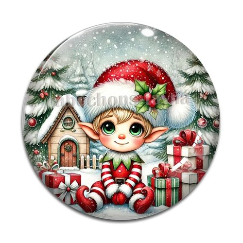 Cabochon lutin, résine ou en verre différente taille