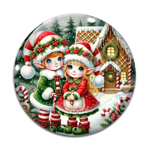 Cabochon lutin, résine ou en verre différente taille