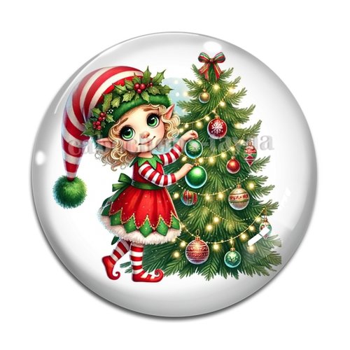 Cabochon lutin, résine ou en verre différente taille