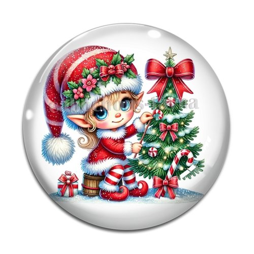 Cabochon lutin, résine ou en verre différente taille