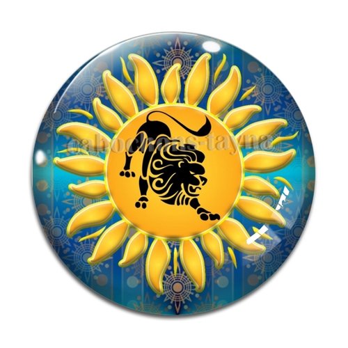 Cabochon signe astrologique, en résine ou en verre différente taille