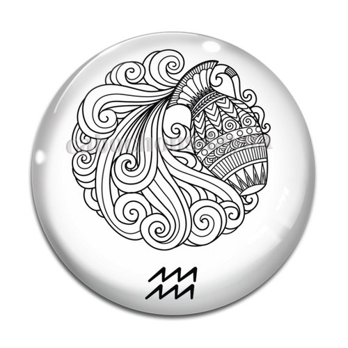 Cabochon signe astrologique, en résine ou en verre différente taille