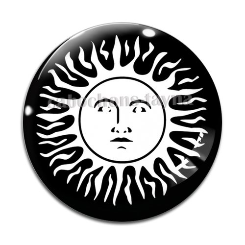 Cabochon soleil, en résine ou en verre différente taille
