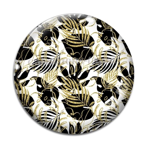 Cabochon feuille végétaux, résine ou en verre différente taille