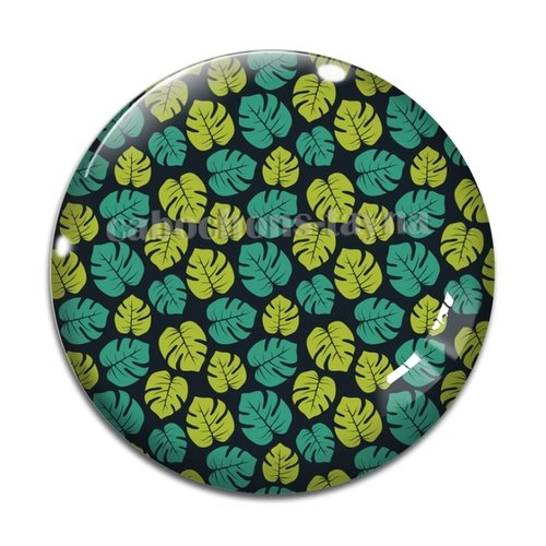 Cabochon feuille végétaux, résine ou en verre différente taille