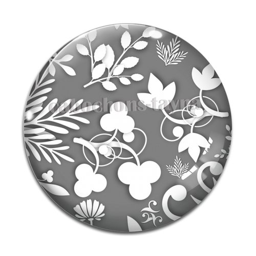 Cabochon feuille végétaux, résine ou en verre différente taille