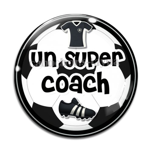 Cabochon coach de foot, résine ou en verre différente taille
