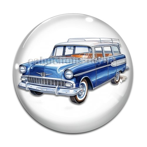 Cabochon voiture, en résine ou en verre différente taille