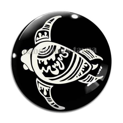 Cabochon tortue, résine ou en verre différente taille