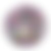 Cabochon fleur, résine ou verre différente taille