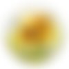 Cabochon tournesol, résine ou verre différente taille