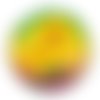 Cabochon tournesol, résine ou verre différente taille