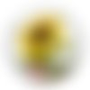 Cabochon tournesol, résine ou verre différente taille