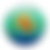 Cabochon tournesol, résine ou verre différente taille