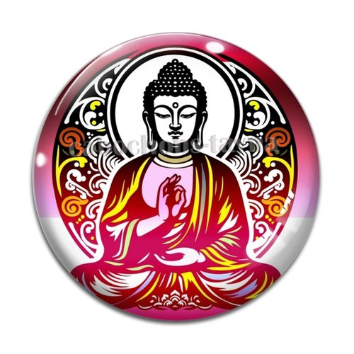 Cabochon bouddha, résine ou en verre différente taille