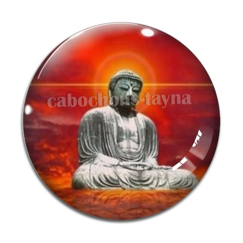 Cabochon bouddha, résine ou en verre différente taille