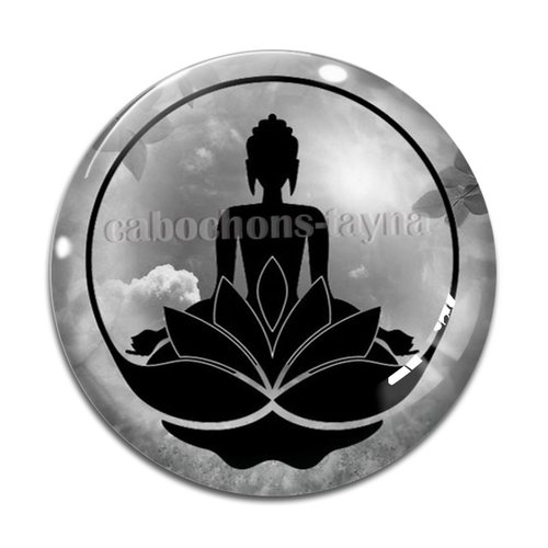 Cabochon bouddha, résine ou en verre différente taille