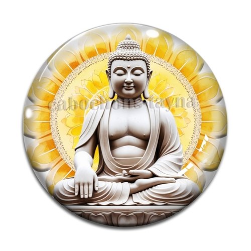 Cabochon bouddha, résine ou en verre différente taille
